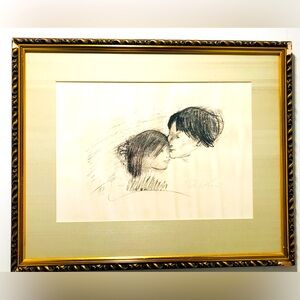 Vintage Alexander Dobkin Signed Lithograph “Mother & Child” Numbered 149/150